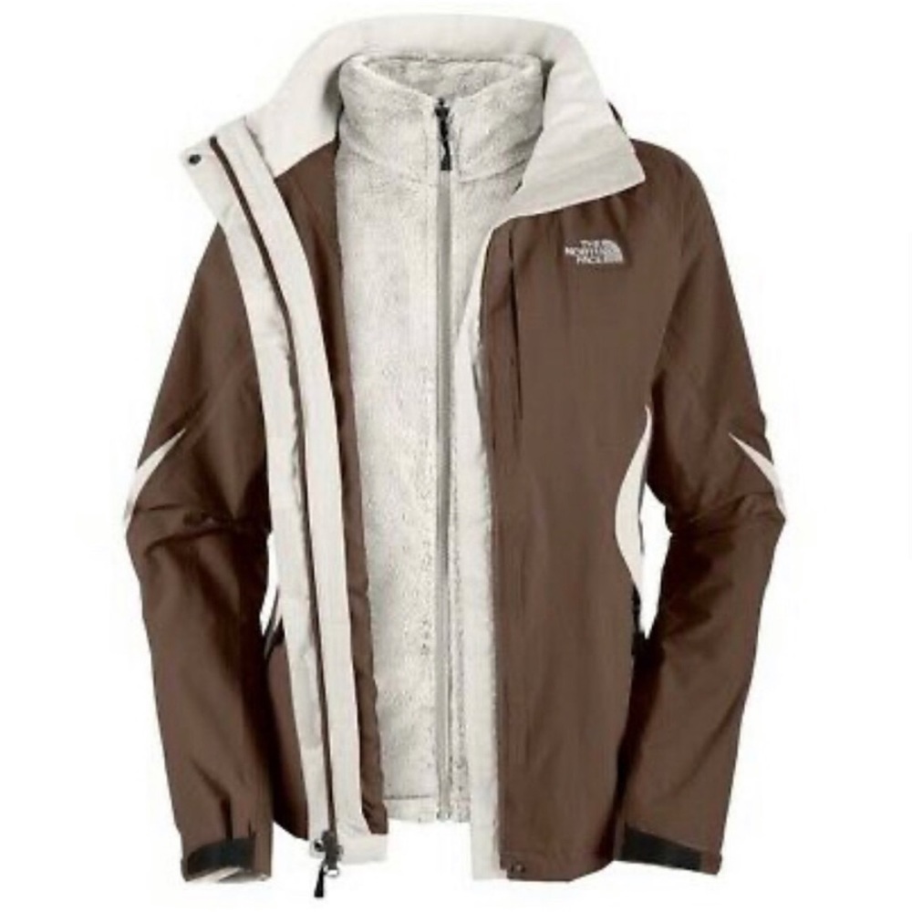 North Face Hyvent 3-1 fleece jacket